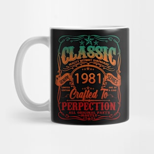Vintage 1981 Limited Edition 53 Year old 53th Birthday Mug